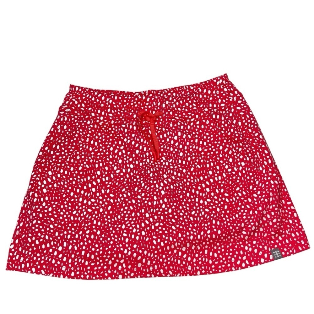 TITLE NINE Athletic Coral White Stretch Pocket Dream Skort Women's Size 2 XS